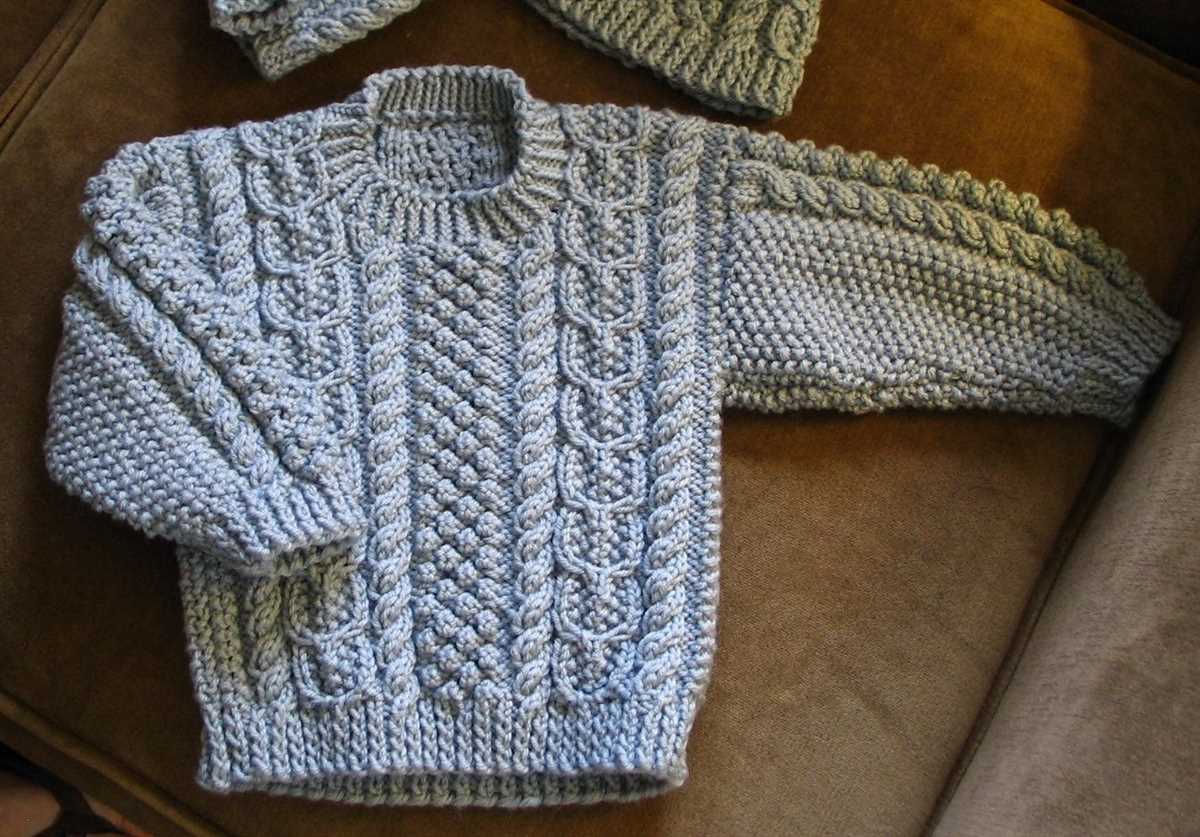 Aran knitting pattern