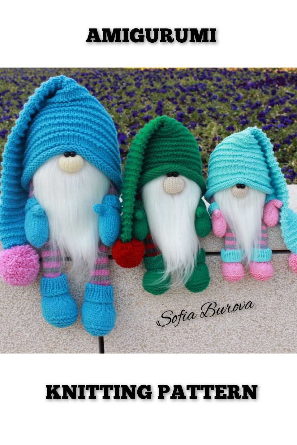 Knitted gnome pattern free