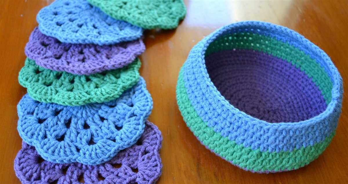 Round coaster knitting pattern free