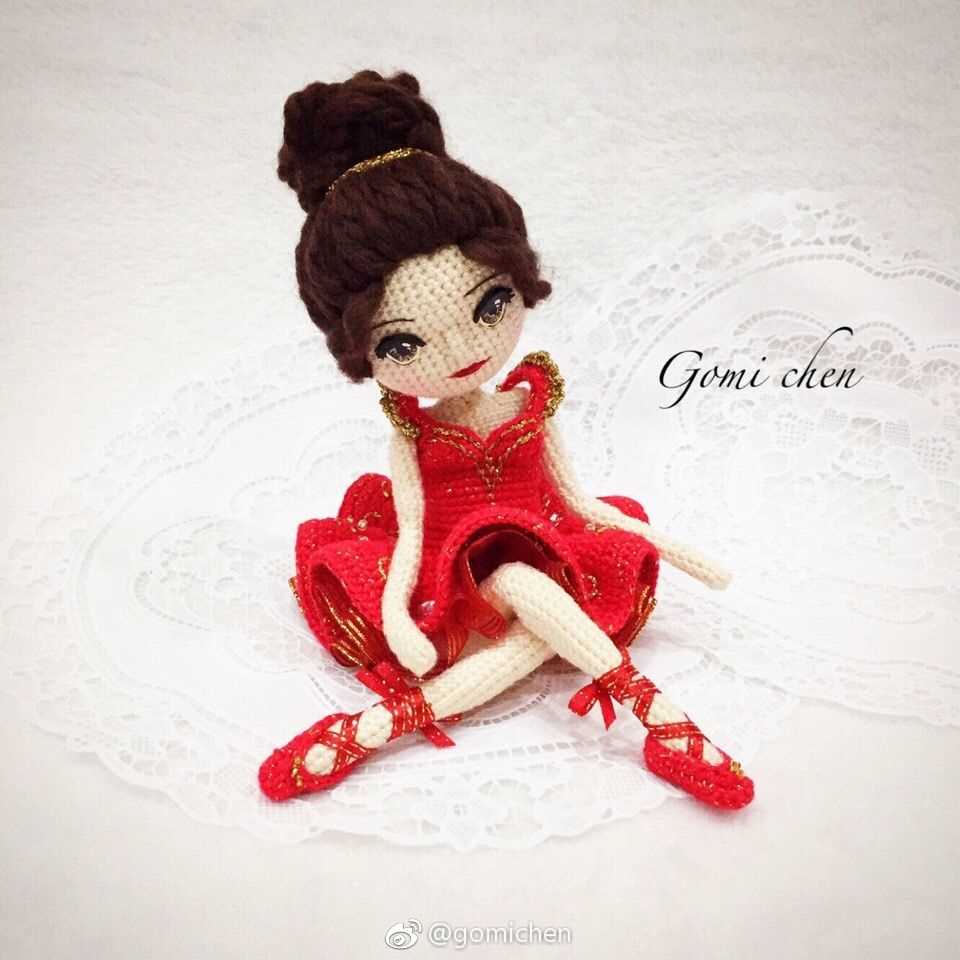 Ballerina doll knitting pattern