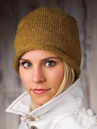Knitted rolled brim hat pattern free