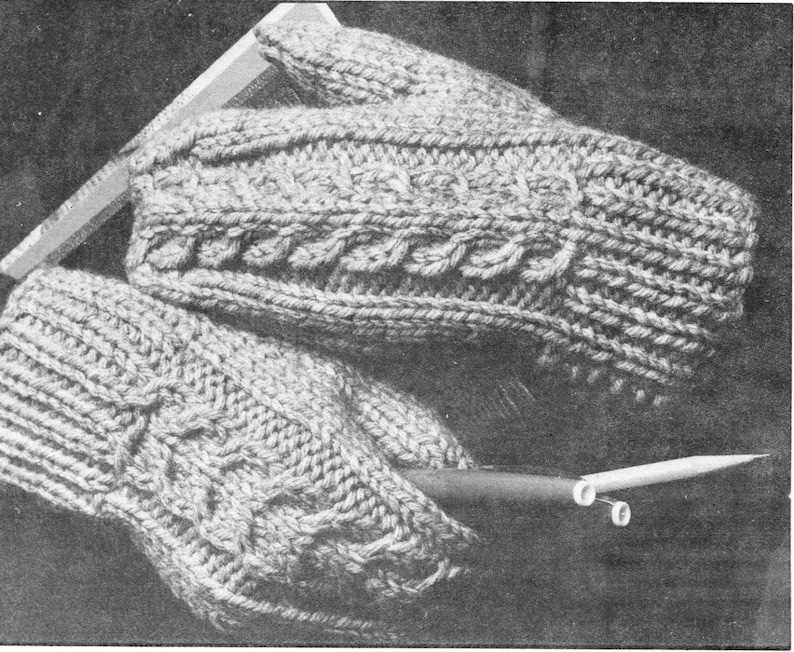 Ladies mittens knitting pattern free