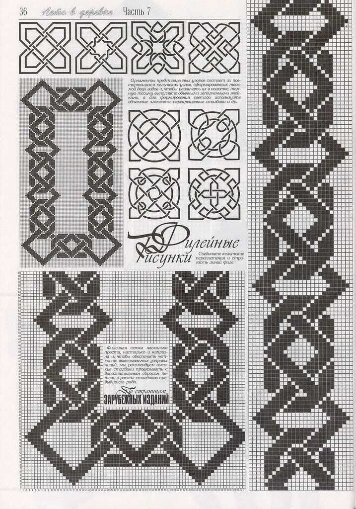 Celtic cross knitting pattern