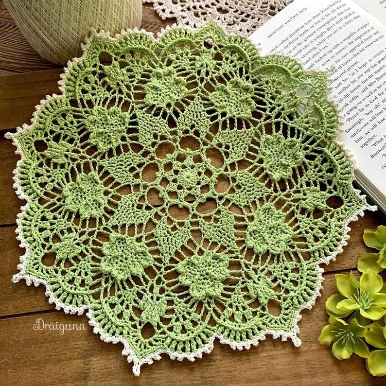 Knit doily pattern