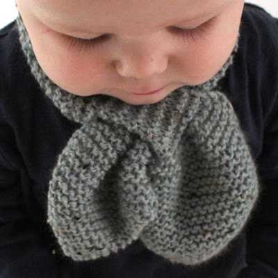 Free knitted scarf pattern for child