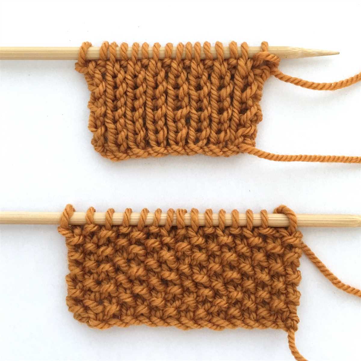 Knit purl stitch patterns