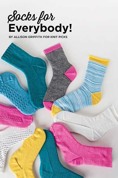 Jelly roll knit sock pattern