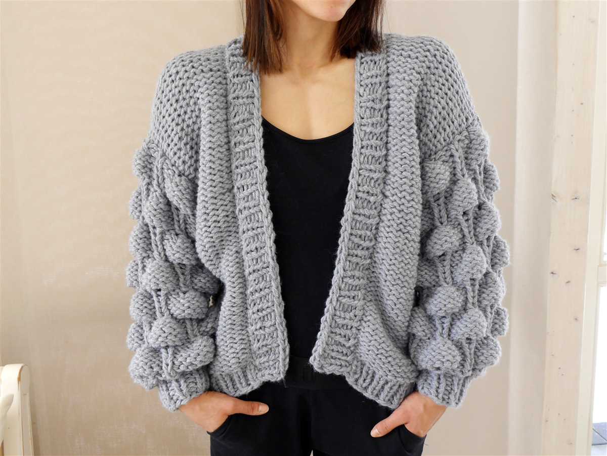 Beginners cardigan knitting pattern