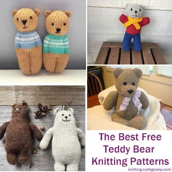 Simple teddy bear knitting pattern