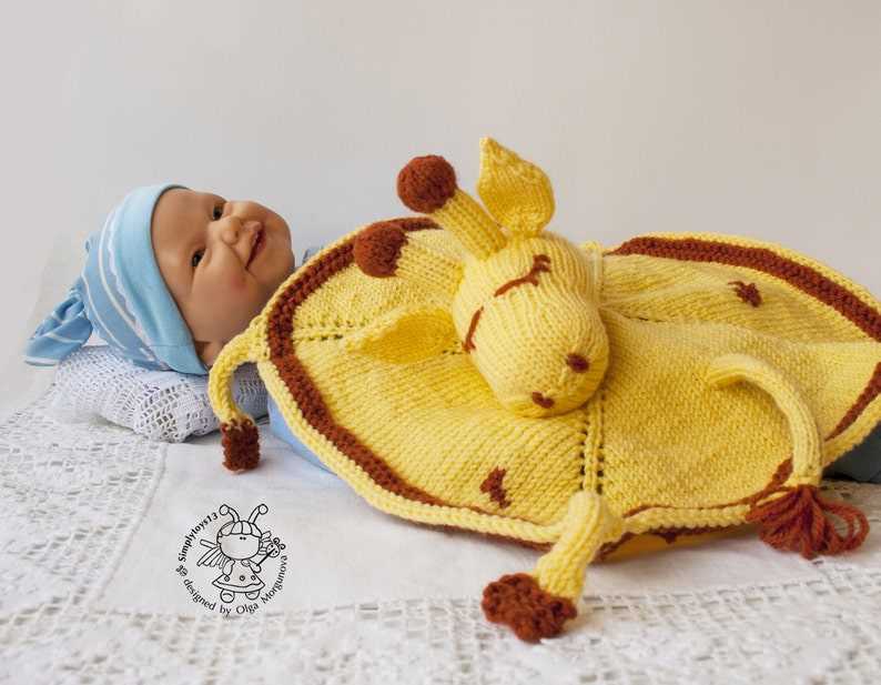 Giraffe blanket knitting pattern