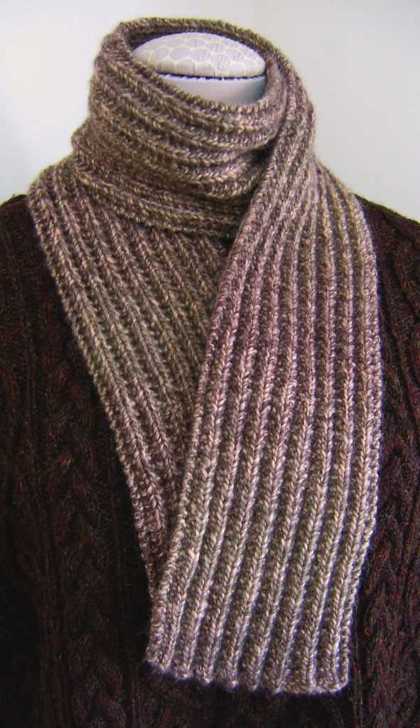 Mens scarf free knitting pattern