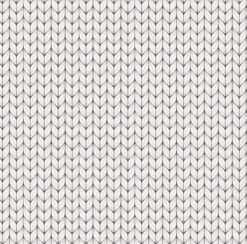 Distressed knit pattern