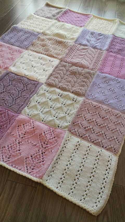 Sampler blanket knitting pattern free