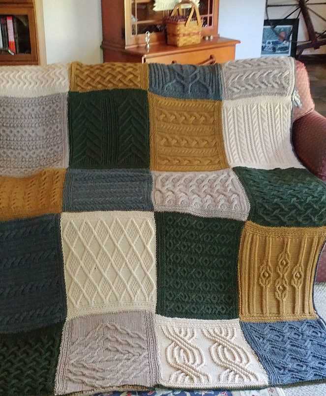 Sampler blanket knitting pattern free