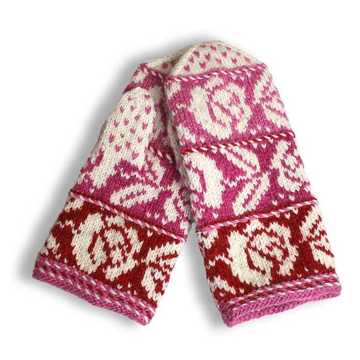 Felted mittens knitting pattern