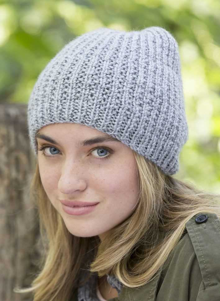 Free ladies beanie knitting pattern