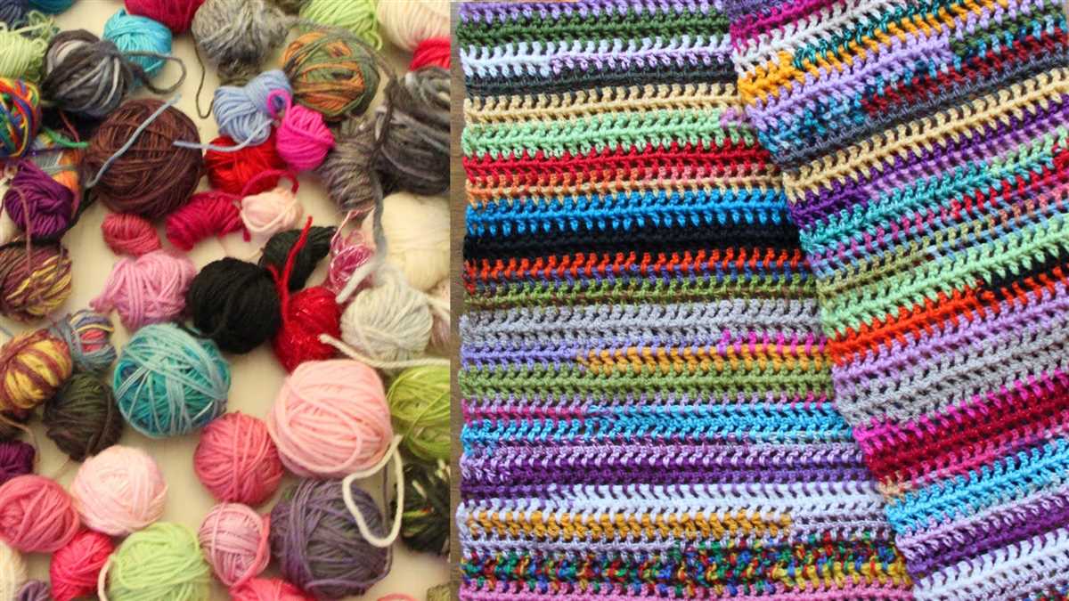 Scrap yarn knitting patterns
