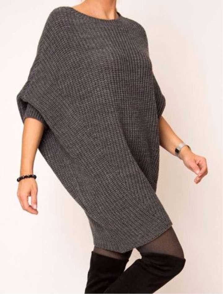 Oversized tunic knitting pattern