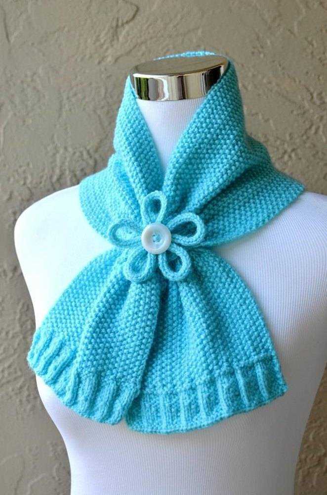 Baby scarf knitting pattern