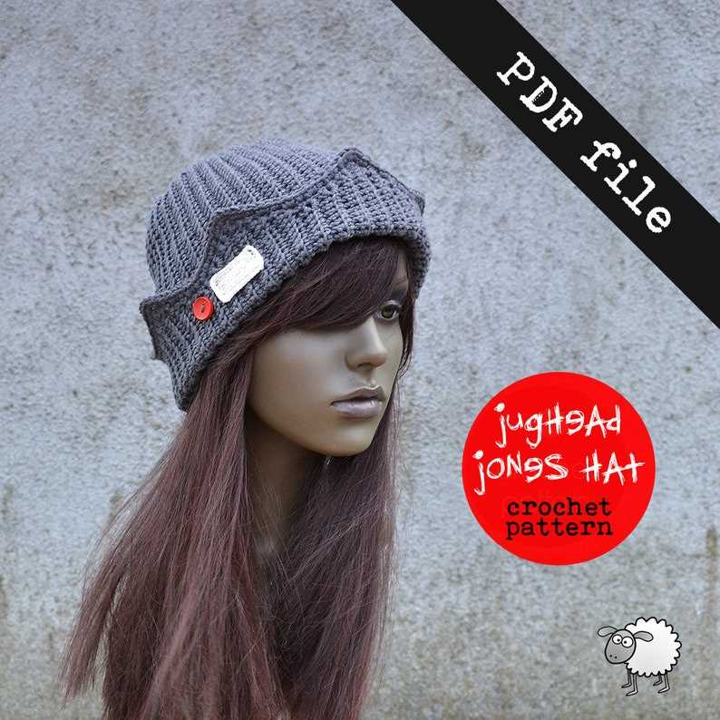 Knitted jughead hat pattern