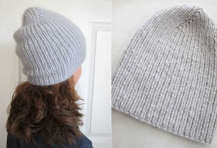 Simple cable knit hat pattern
