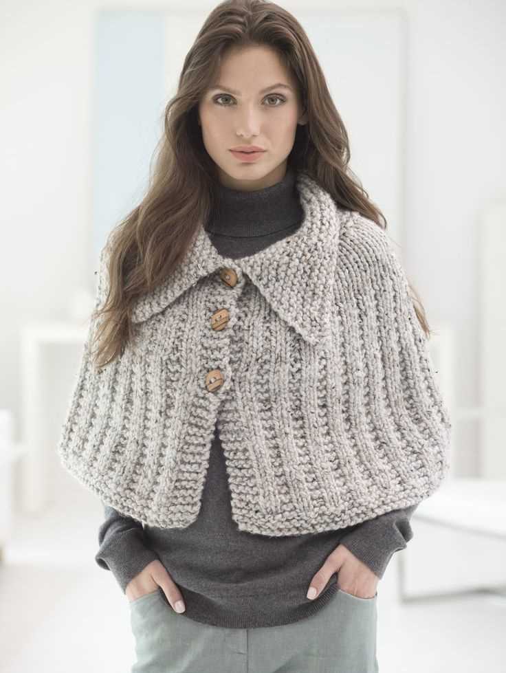 Knitted capelet pattern free