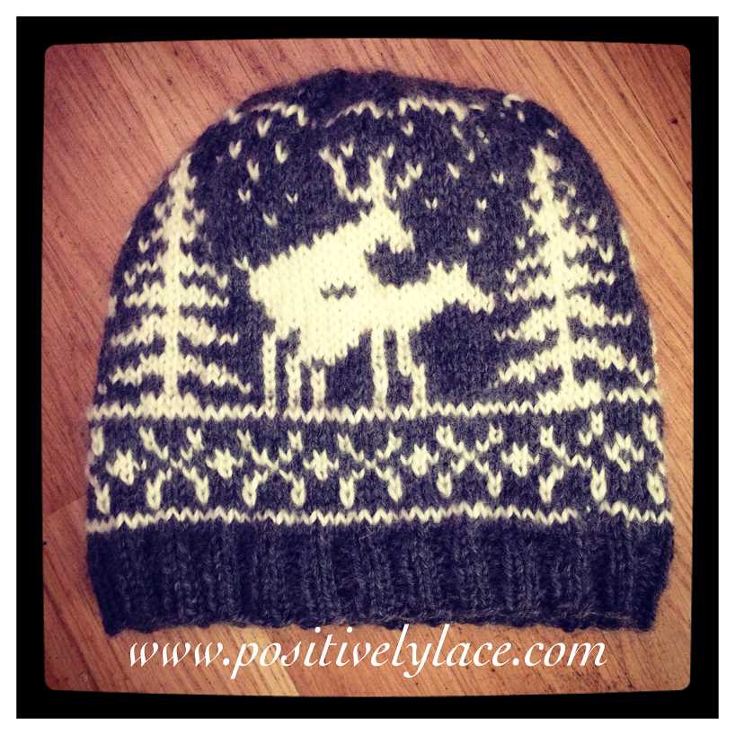 Reindeer hat knitting pattern free