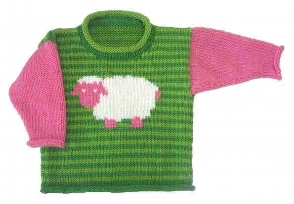 Sheep motif knitting pattern