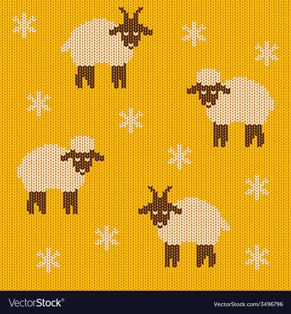 Sheep sweater knitting pattern