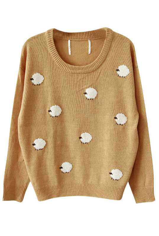 Sheep cardigan knitting pattern