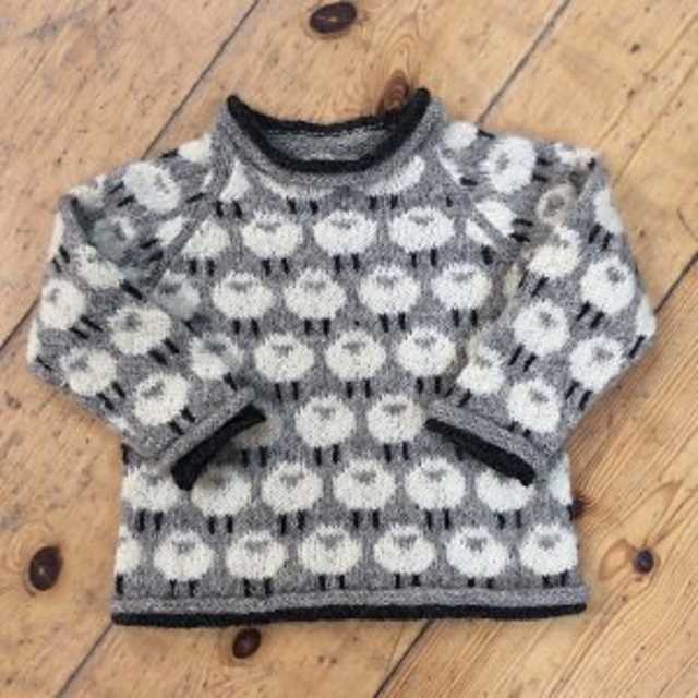 Sheep cardigan knitting pattern