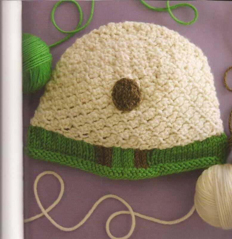 Sheep hat knitting pattern