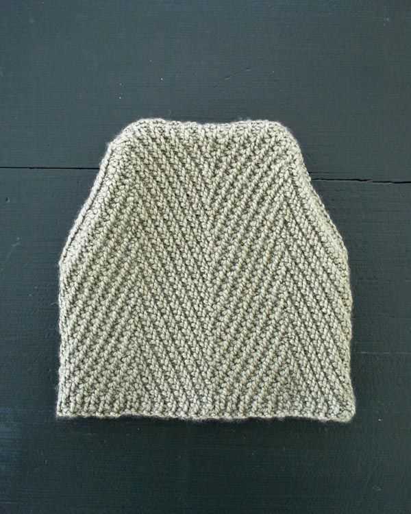 Knit purl hat pattern