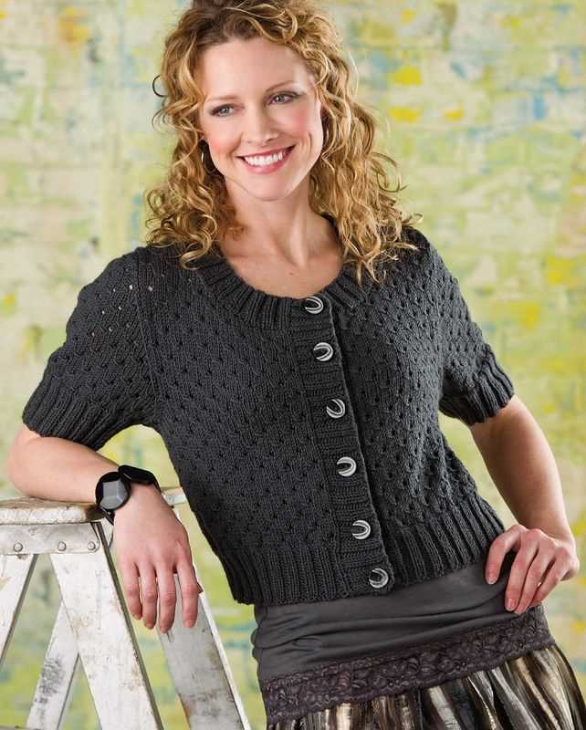 Short sleeve knitting pattern free