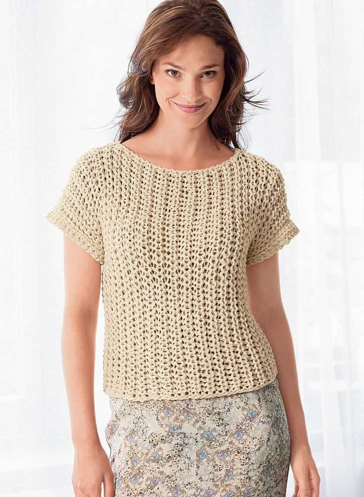 Short sleeve knitting pattern free