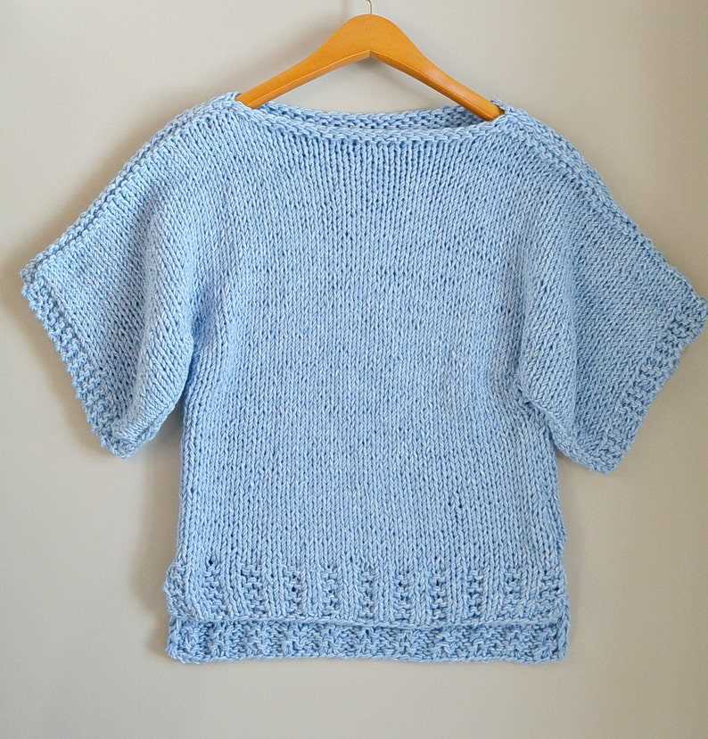 Short sleeve knitting pattern free