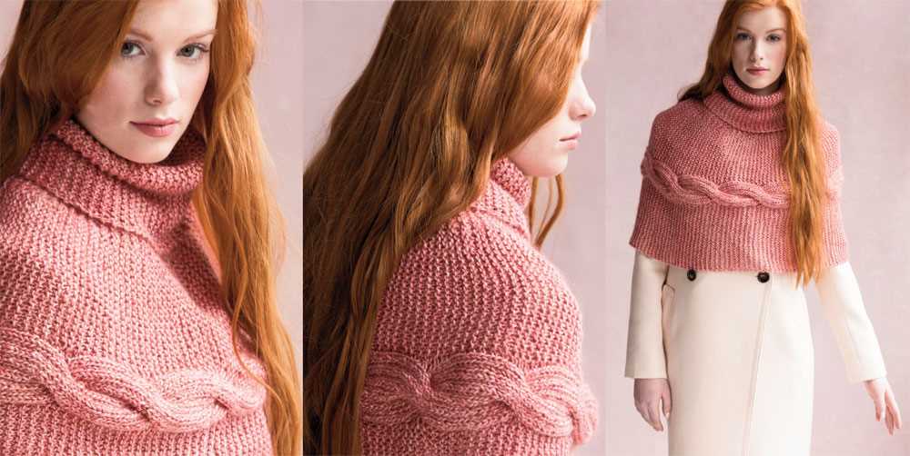 Shoulder cowl knitting pattern