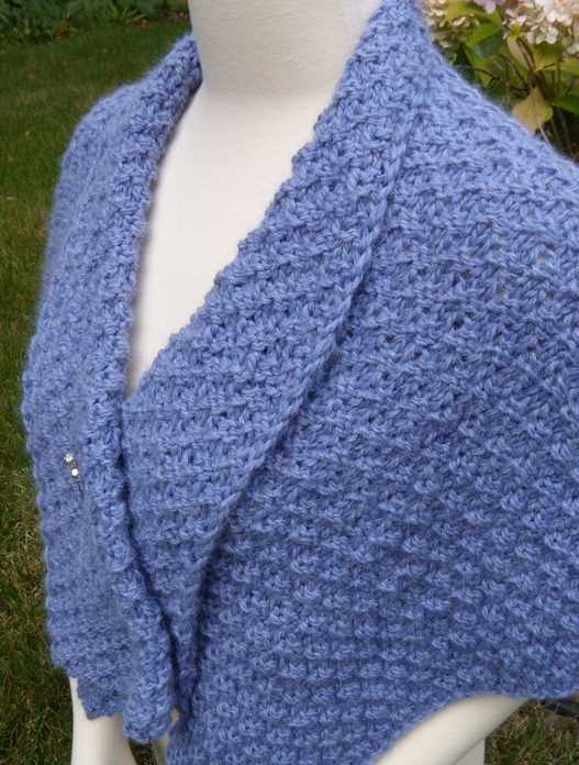 Shoulder shawl knitting pattern