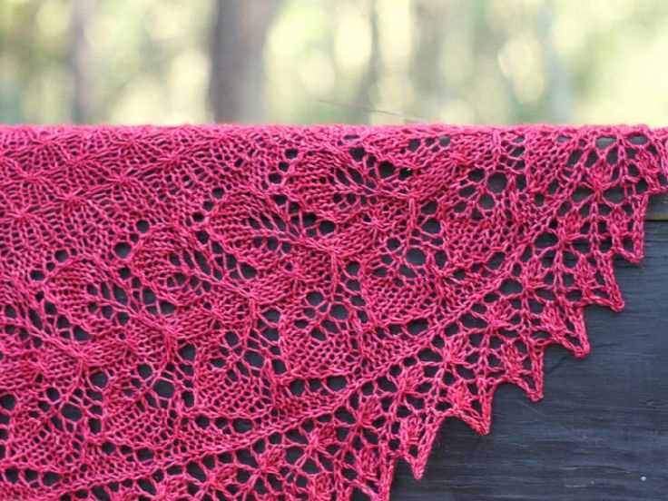 Shoulder shawl knitting pattern