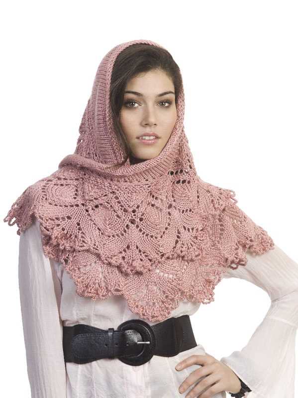 Shoulder shawl knitting pattern