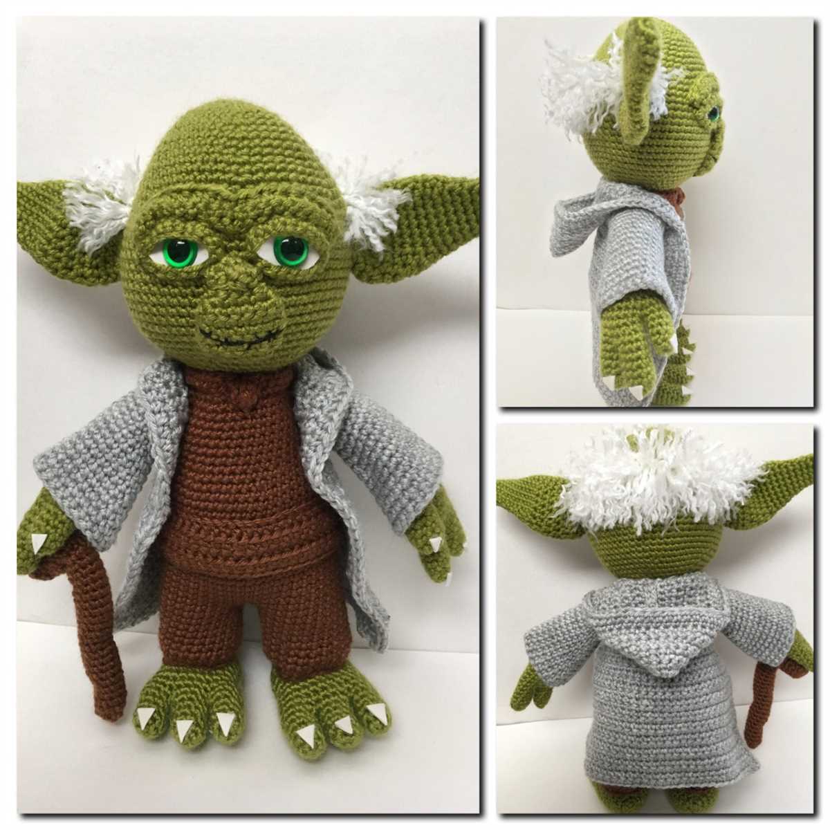 Knitting pattern for yoda