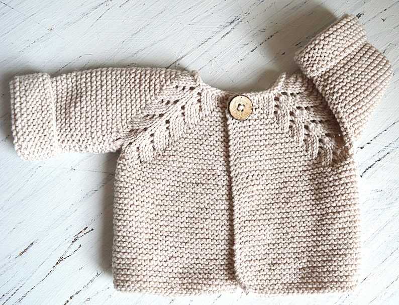 Side button sweater knitting pattern