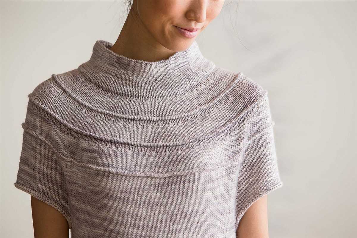 Side button sweater knitting pattern