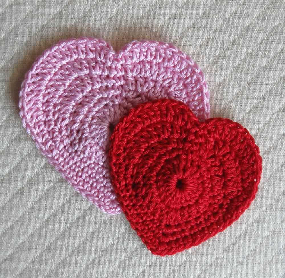Simple knitted heart pattern free