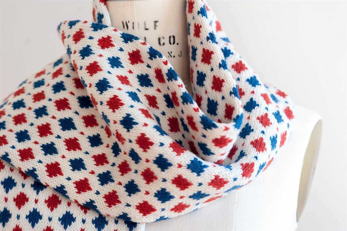 Simple scarf knitting pattern