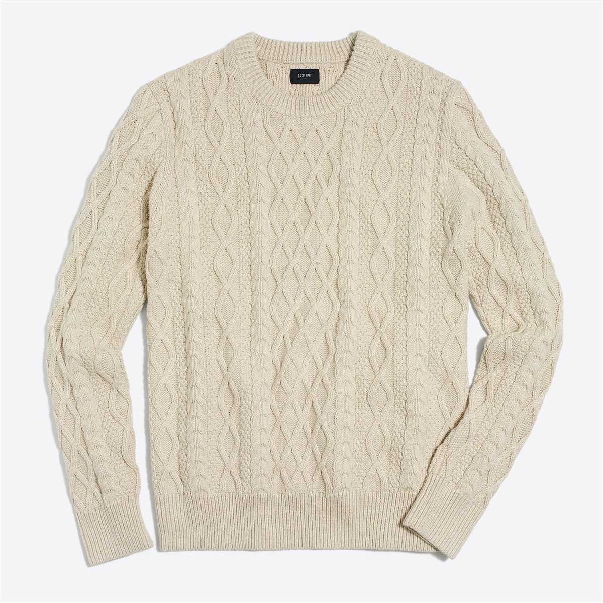 Simple crew neck sweater knitting pattern
