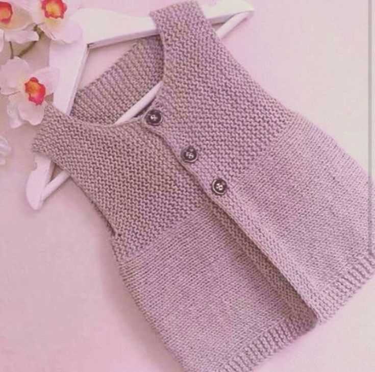 Simple vest knitting pattern