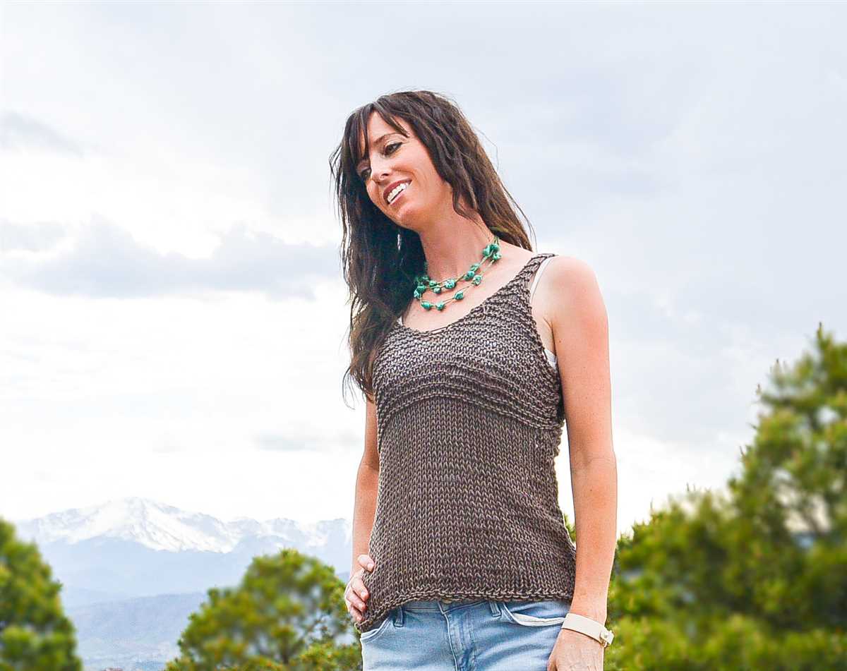 Singlet knitting pattern