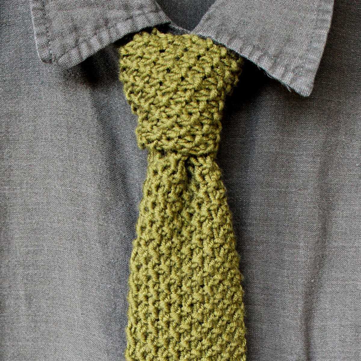 Create a Stylish Knit Necktie with This Pattern Knit necktie pattern