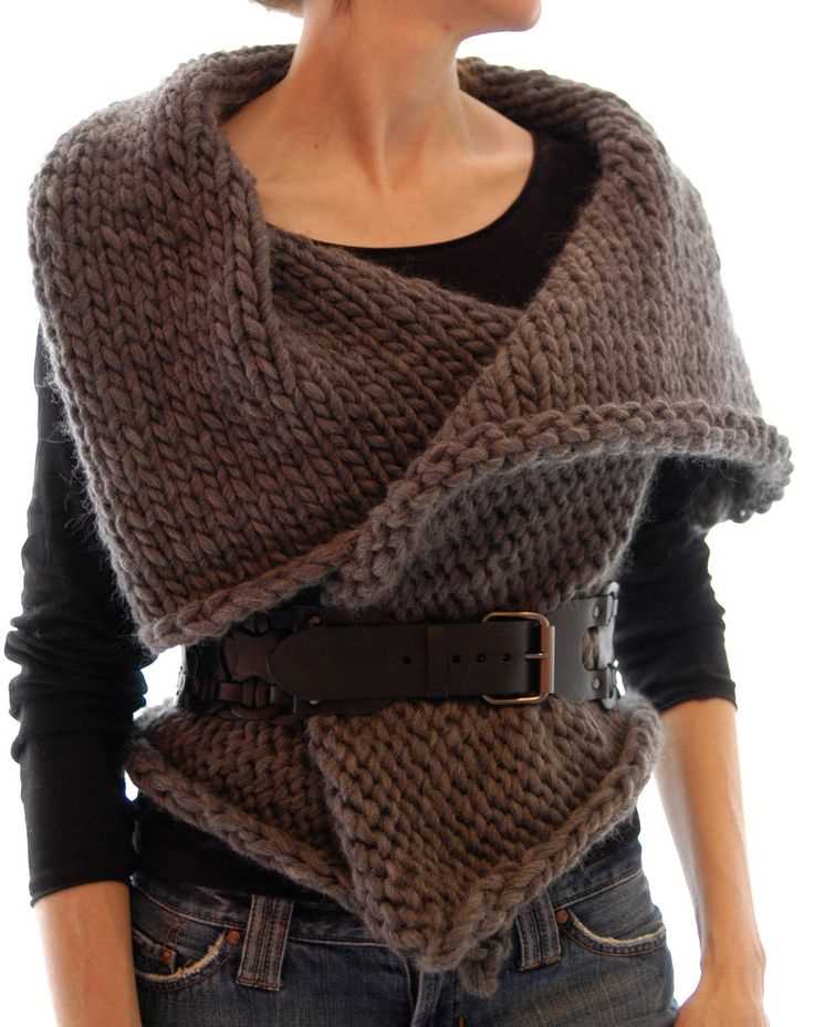 Easy knit wrap pattern
